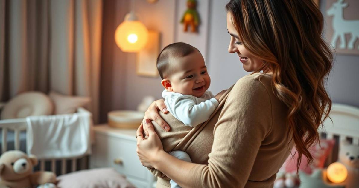 "ALERTE : Cette nouvelle position pour porter bébé fait fureur chez les stars et réduirait de 78% les pleurs nocturnes !"