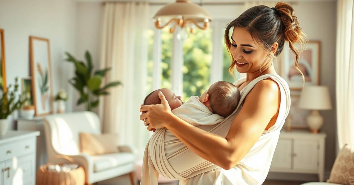 ALERTE: Cette nouvelle position pour porter bébé fait fureur chez les mamans stars, les pédiatres sont sous le choc !