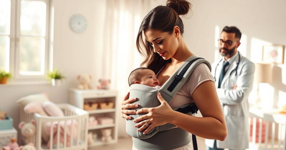 ALERTE : Cette nouvelle position pour porter bébé fait fureur chez les stars, les pédiatres sont sous le choc !