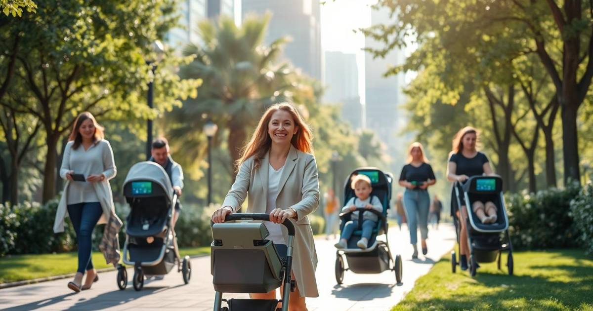 Les poussettes connectées en 2025 : comment la technologie révolutionne nos promenades avec bébé
