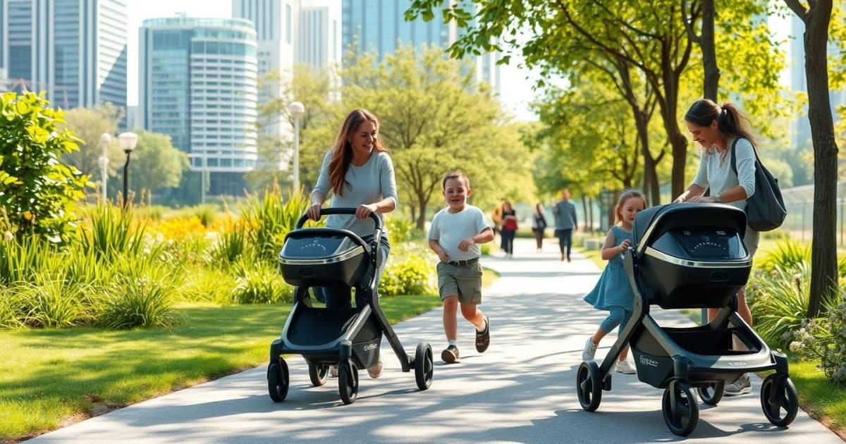 Les poussettes connectées en 2025 : quand l'intelligence artificielle révolutionne vos promenades avec bébé